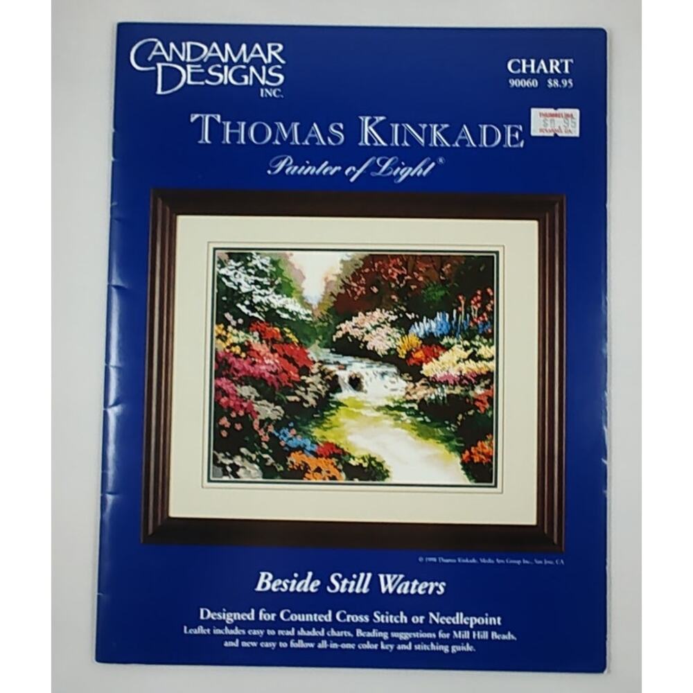 Candamar Designs Beside Still Waters Thomas Kinkade Cross Stitch Pattern